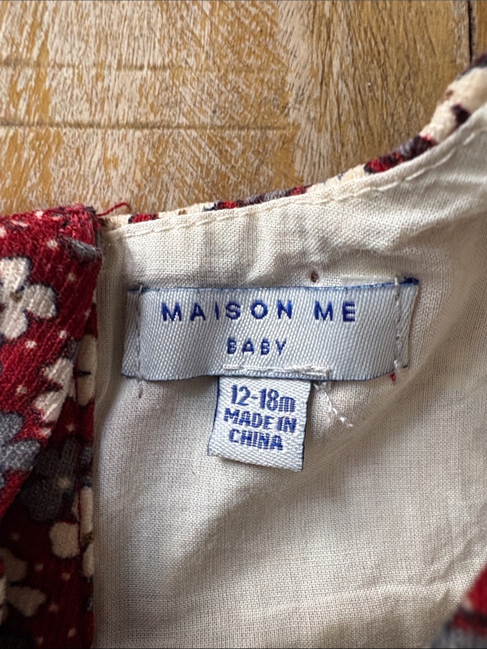 Maison Me Baby Girl Smocked Dress 12-18m - Picture 3 of 7